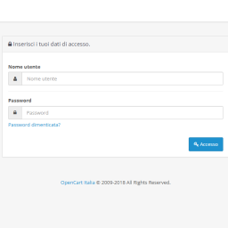 Impossibile Accedere al Pannello Admin