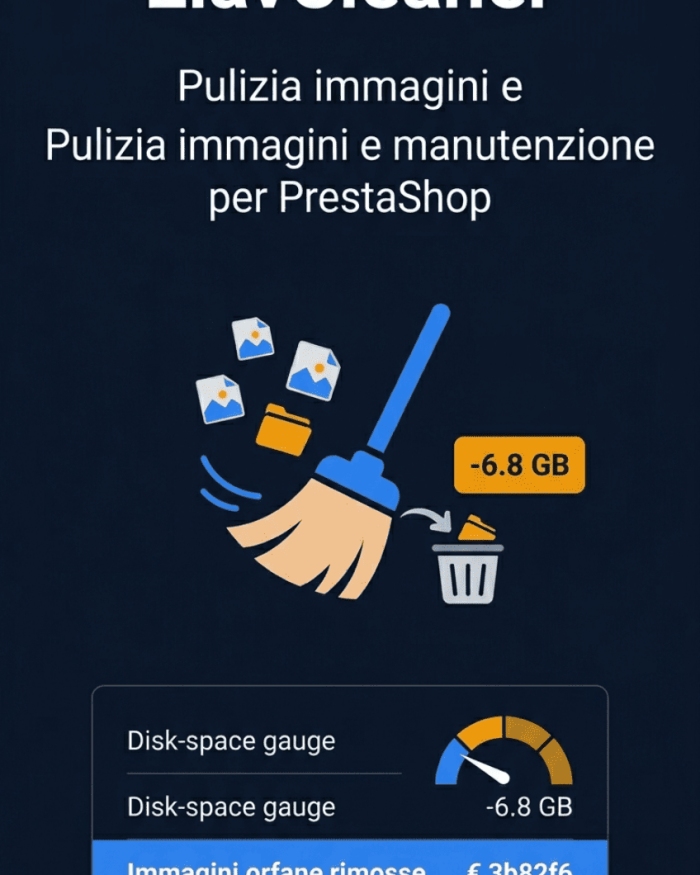 ElavCleaner – Pulizia Immagini PrestaShop e Manutenzione del Catalogo