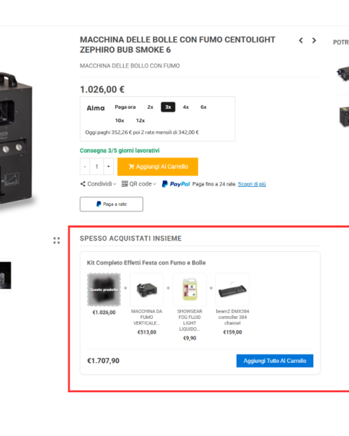 Modulo PrestaShop Bundle Prodotti con AI — Aumenta il Valore Medio degli Ordini