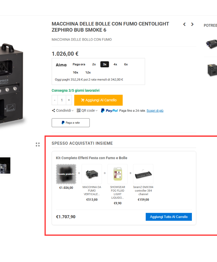 Modulo PrestaShop Bundle Prodotti con AI — Aumenta il Valore Medio degli Ordini