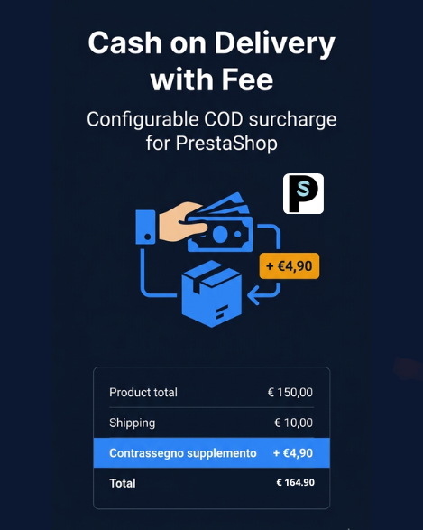 Modulo Contrassegno con Supplemento PrestaShop | ElavWeb